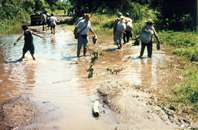 Überschwemmungen nach Mitch